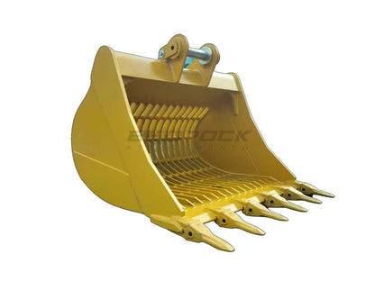Bedrock Attachments Skeleton Bucket | Model EB320BS | Width 63-Inch | Capacity 1.32 CU M | Machine Size 18-24 Tons | For Excavators CAT 320