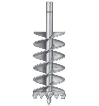 Worksaver | Heavy-Duty Double Flight Auger | Model 706009 To 709045 | Width 6" to 30" | Auger Length 42" | Horsepower 15 To 120 HP | For Tractors