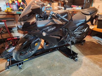 Black Widow Sport Bike & Motorcycle Dolly | Model MC-DOLLY | Size 30.5" Wide | Capacity 1,250 lb | For Sport, Cruiser & Touring Motorcycles