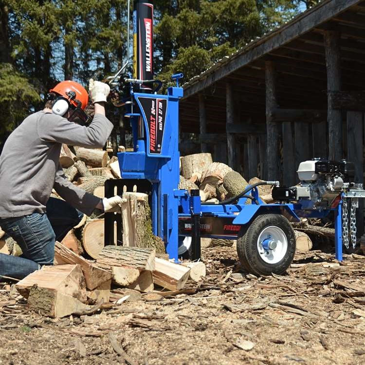 Wallenstein Firebolt Log Splitter | Model WXR740L | Width 40" | 27 Ton Split Force | 6.4 HP | Vertical & Horizontal | Up To 3 Tons | For Tractor