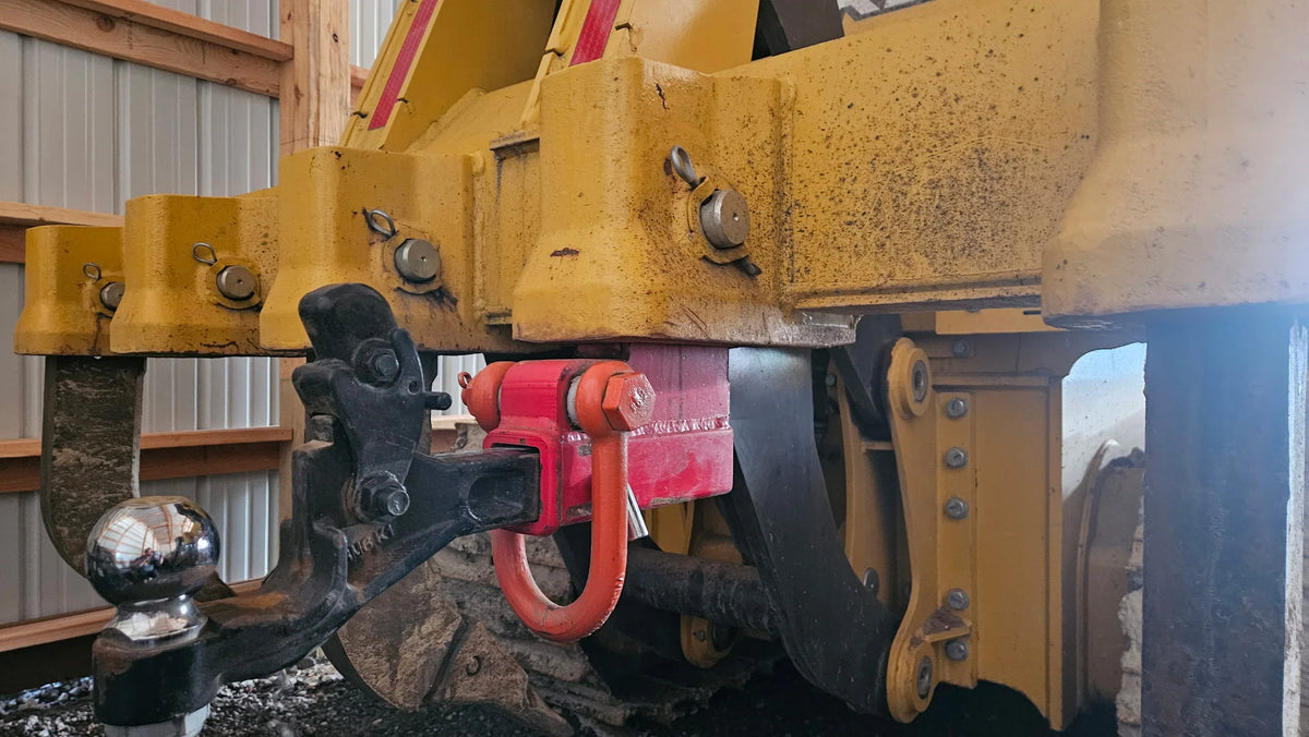 Fox Island Metalworks Hitch Point | 2.5" Receiver | 70–99 HP | For John Deere Dozer 450–872 Series