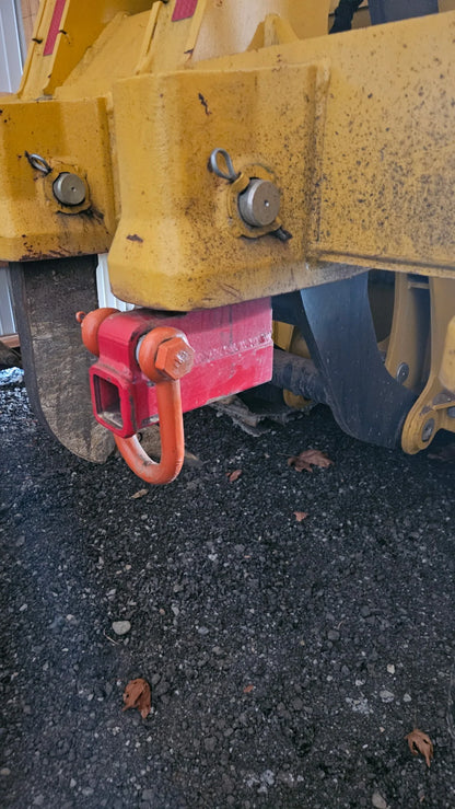 Fox Island Metalworks Hitch Point | 2.5" Receiver | 70–99 HP | For John Deere Dozer 450–872 Series