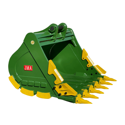 JMA Attachments Severe Duty Bucket | Bucket Width 30", 36", 42", 48", 54" & 66" Inches | For 16 – 25 Tons Excavators