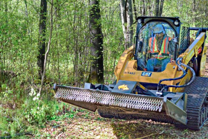 Brush Wolf Closed Front / Heavy-Duty Brush Cutter Series | Cutting Width 60", 66", 72" & 78" inches | Hydraulic Flow Range	10-40 GPM | For Skid Steer