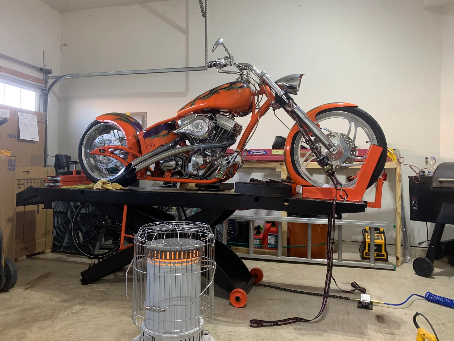 Black Widow Extra-Long Approach Ramp For ProLift Table | Model BW-PROLIFT-HD-XLTABR | Width 24" | 40" Ramp Length | For Motorcycle, ATV & UTV Lift Table Loading