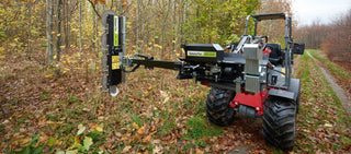 GreenTec Limb Trimmer Tractor Loader Mount | Model Puma 2303 With Quadsaw LRS 1402 | Working Width 4' 7" Ft | Horsepower 75-90 HP | For Tractors