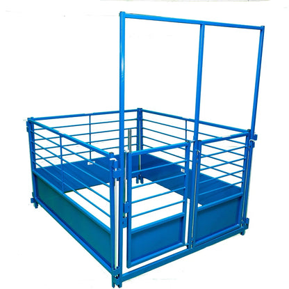 Sydell Deluxe Freestanding Starter Pen | #0665A Series | 4'–6' Width | For Sheep & Goat Lambing/Kidding Pens