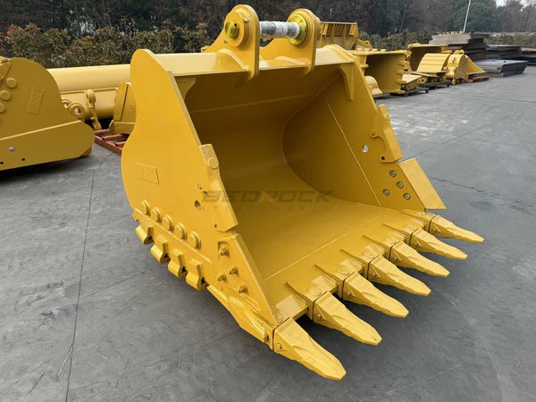 Bedrock Attachments Heavy-Duty Bucket | Model EB330DHD-66-2.08 | Width 66-Inch | Capacity 2.08 CU M | Machine Size 30-40 Tons | For Excavators CAT 330