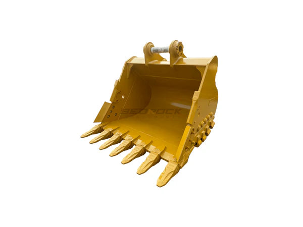 Bedrock Attachments Heavy-Duty Bucket | Model EB330DHD-66-2.08 | Width 66-Inch | Capacity 2.08 CU M | Machine Size 30-40 Tons | For Excavators CAT 330