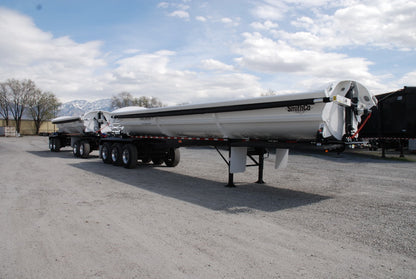 SmithCo | 10-Axle Side Dump Trailer Train | SX3-4234L & SX2-3024 Train | 2025 Model | 42' & 30' Length | High-Capacity Hauling | 102” Width | Air Ride Suspension | For Industrial Transport