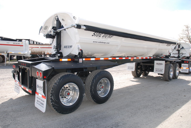 SmithCo | 10-Axle Side Dump Trailer Train | SX3-4234L & SX2-3024 Train | 2025 Model | 42' & 30' Length | High-Capacity Hauling | 102” Width | Air Ride Suspension | For Industrial Transport