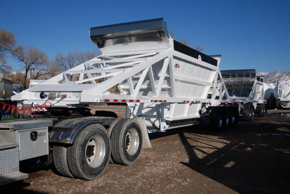 CPS | 3-Axle Bottom Dump Trailer 4B340A200 | 40' Length | 23 Cubic Yards Capacity | 96" Width | For Heavy-Duty Hauling & Efficient Unloading