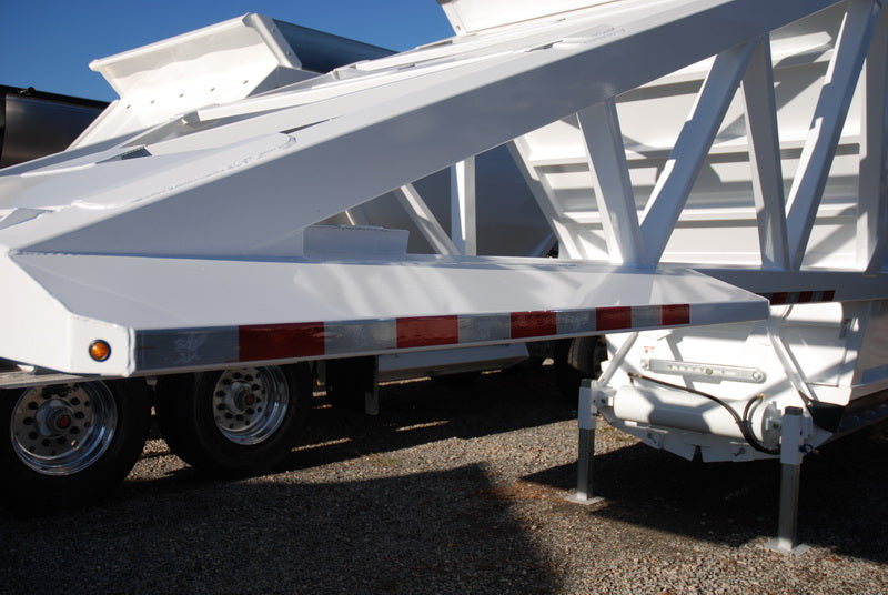 CPS | 3-Axle Bottom Dump Trailer 4B340A200 | 40' Length | 23 Cubic Yards Capacity | 96" Width | For Heavy-Duty Hauling & Efficient Unloading