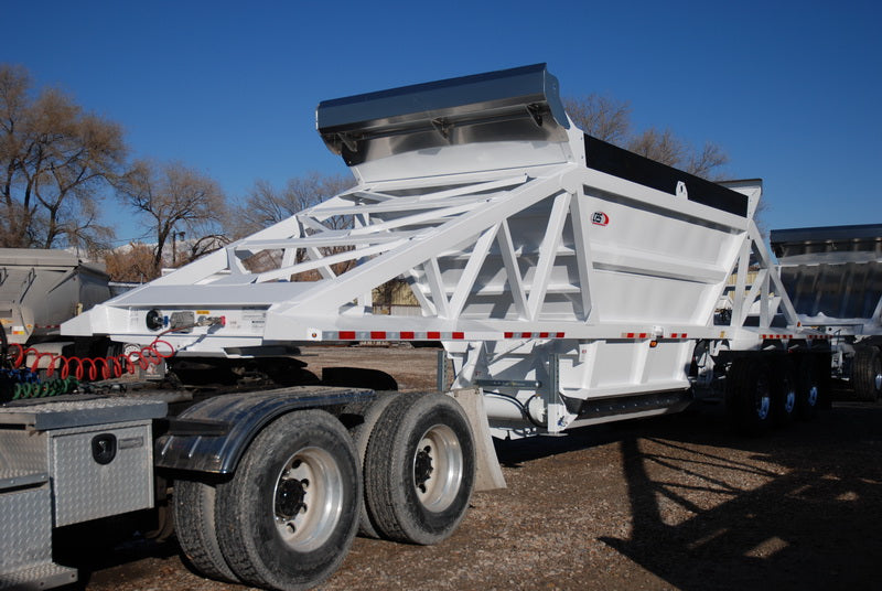 CPS | 3-Axle Bottom Dump Trailer 4B340A200 | 40' Length | 23 Cubic Yards Capacity | 96" Width | For Heavy-Duty Hauling & Efficient Unloading