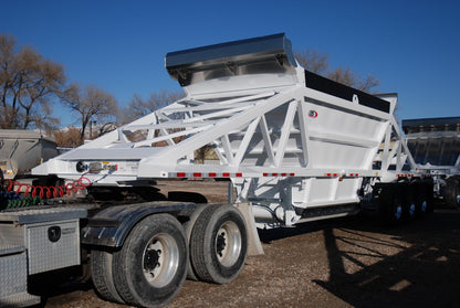 CPS | 3-Axle Bottom Dump Trailer 4B340A200 | 40' Length | 23 Cubic Yards Capacity | 96" Width | For Heavy-Duty Hauling & Efficient Unloading