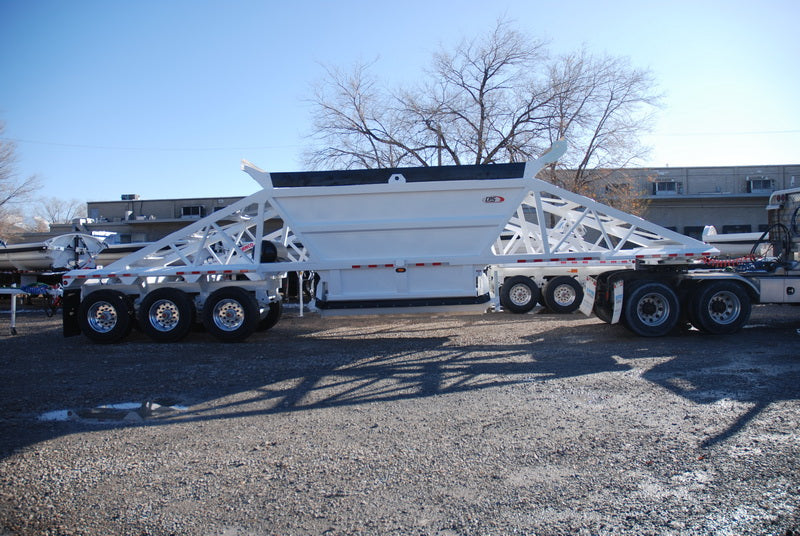 CPS | 3-Axle Bottom Dump Trailer 4B340A200 | 40' Length | 23 Cubic Yards Capacity | 96" Width | For Heavy-Duty Hauling & Efficient Unloading