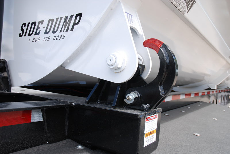 SmithCo | SX4 Side Dump Trailer | 4-Axle Model | 36' Tub Length | 32 CY Capacity | 102" Width | For Heavy-Duty Bulk Hauling