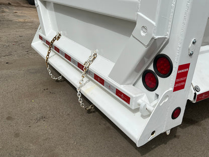 Ranco | Anvil Dump Body | 18ft Length | High-Capacity 60" Wall Height | 84.5" Inside Width | For Dump Trucks & Heavy Construction Hauling