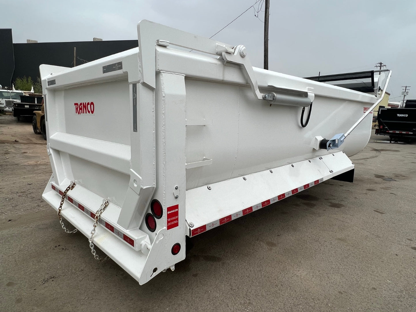 Ranco | Anvil Dump Body | 18ft Length | High-Capacity 60" Wall Height | 84.5" Inside Width | For Dump Trucks & Heavy Construction Hauling