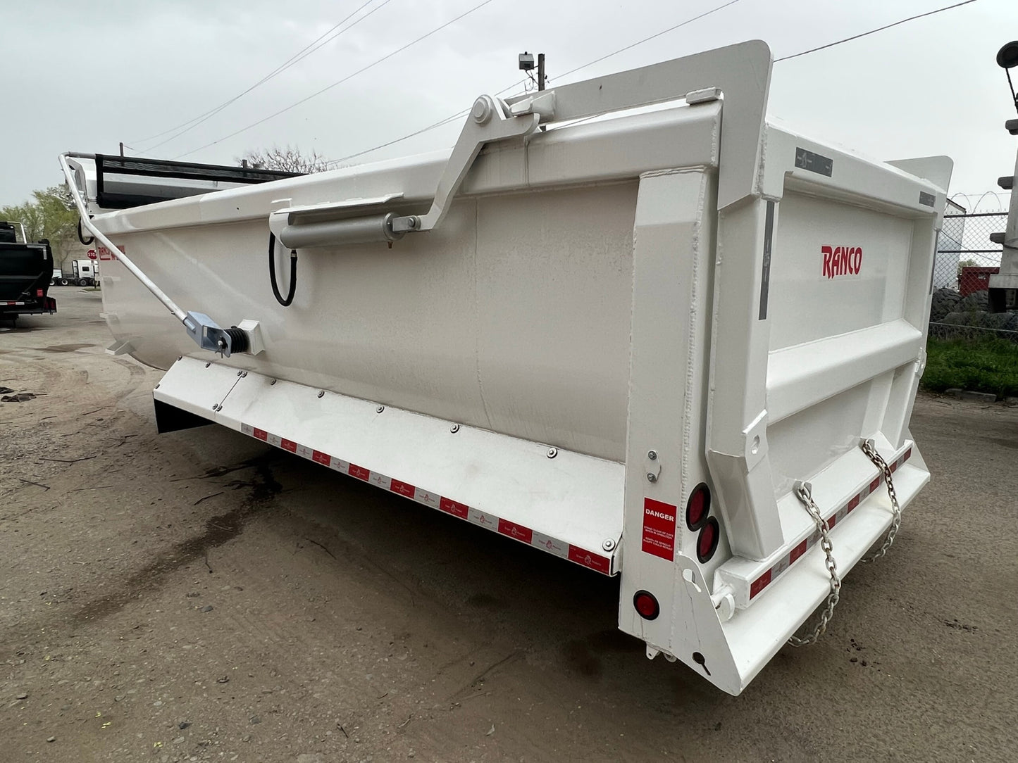 Ranco | Anvil Dump Body | 18ft Length | High-Capacity 60" Wall Height | 84.5" Inside Width | For Dump Trucks & Heavy Construction Hauling