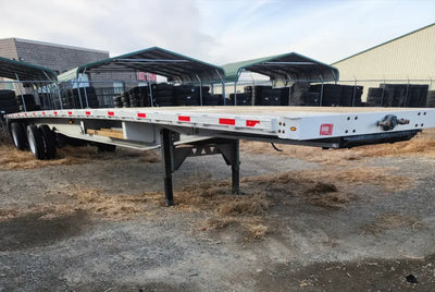 2017 Manac Darkwing Flatbed Trailer | Overall Length 53' | Overall Width 102