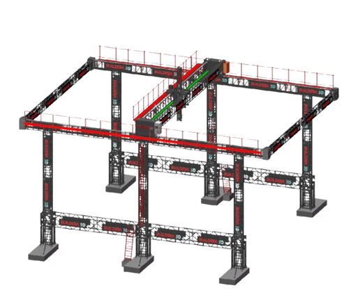 Wolfpack | Used GALAXY PLUS | Large-Scale 3D Construction Printer | 10m x 8m x 9m Print Size | 50–300 mm/s | For Large-Scale Construction Projects