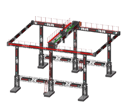 Wolfpack | Used GALAXY PLUS | Large-Scale 3D Construction Printer | 10m x 8m x 9m Print Size | 50–300 mm/s | For Large-Scale Construction Projects