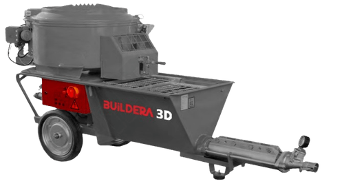 Wolfpack 3DCP | Worm iPump | 7–40 L/min Flow | 5.5 kW Motor | 680mm Width | 5.5kW Variable Flow | For Mortar & Concrete Printing