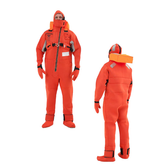 VIKING Immersion Rescue I Suit USCG/SOLAS w/Buoyancy Head Support - Neoprene Orange - Adult Small [PS20061050000]