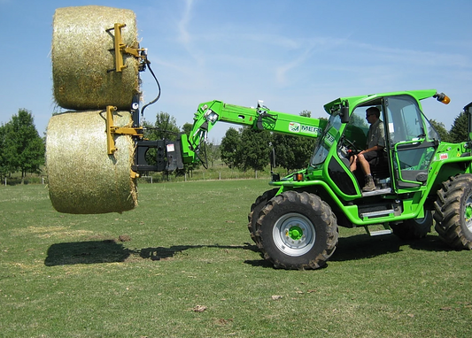 MARTATCH MLBG2-A DOUBLE ROUND BALE GRABBER FOR TRACTOR