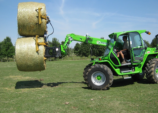 Martatch | Double Round Bale Grabber | Model MLBG2-A | Bale Capacity 2 To 3 | Horsepower 60 To 100 HP | For Tractors