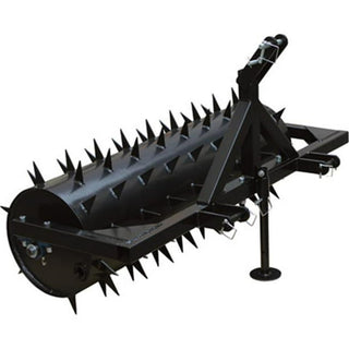 Field Tuff 48" 3-Point Spike Aerator – 108 Spikes & 32-Gallon Drum Capacity | Horsepower 20–35 HP | For Tractors