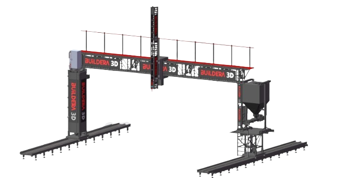 Wolfpack 3DCP | HACKER Mobile | 15m x 10m x 4m Print Area | 1–20L/min Pump Volume | 380V Power | 300mm/s Speed | For On-Site Cement 3D Printing