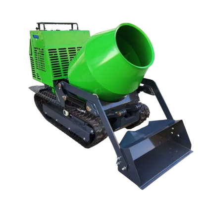Wolfpack 3DCP | Crawling Barrel Mixer | 300L Drum | 13.5 HP Hydraulic Drive | 300 dm³ Tank Capacity | Small-Scale Concrete Mixing