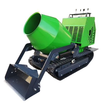 Wolfpack 3DCP | Crawling Barrel Mixer | 300L Drum | 13.5 HP Hydraulic Drive | 300 dm³ Tank Capacity | Small-Scale Concrete Mixing