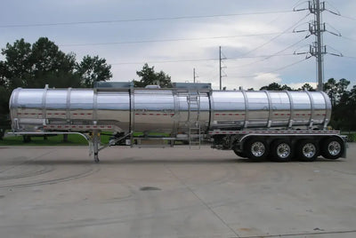 Dragon Double Conical Aluminum Tank Trailer | Capacity 7400 – 11000 Gallons