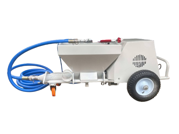 Wolfpack 3DCP | WP Pump & Sprayer | 25mm Hose | 4kW DC Motor | 35L/min Flow | 40 Bar Pressure | For WP Continuous Mixer