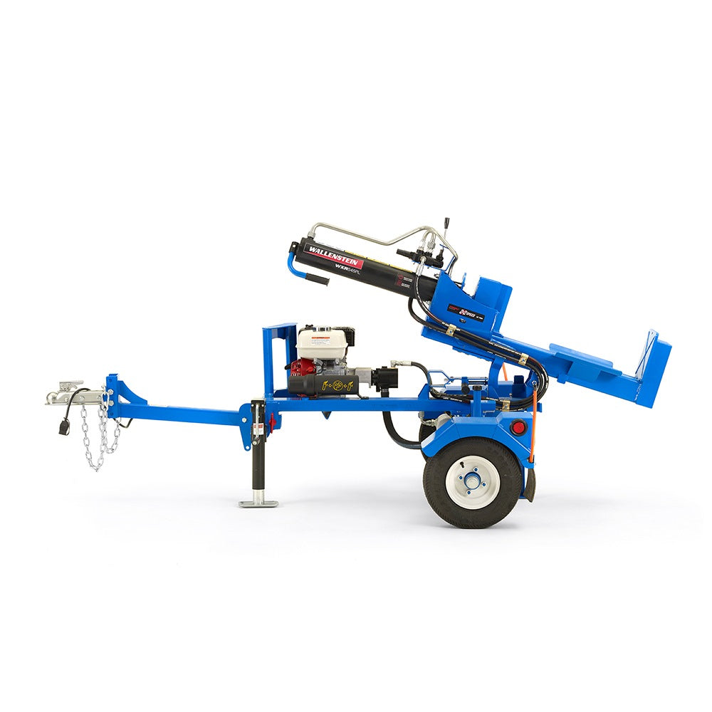 Wallenstein | Log Splitter | Model WXR545PL | 24" Split Opening | 22 Ton Hydraulic Force | Horizontal, Vertical & 20° Split Angle | For Heavy-Duty Wood Processing
