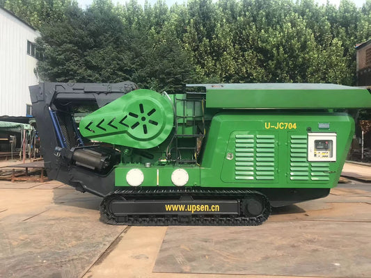 Upsen U-JC704 Mobile Stone Jaw Crusher | Compact & Efficient For Urban Construction Waste Recycling