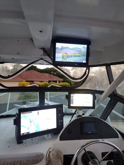 BoatEye360 External Marine Monitor | 10" IPS HD Display | IP68 Waterproof | HDMI & RCA Inputs | 12V Marine Systems | For Boat