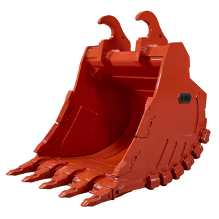 NM Attachments Extreme Duty Bucket Rock | Widths 30", 36", 42", 48" |  4 or 5 Teeth | 16.5 – 27.5 Tons | For Excavator