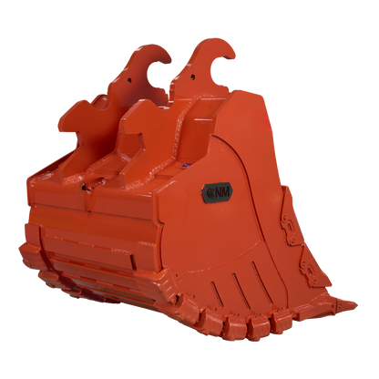 NM Attachments Extreme Duty Bucket Rock | Widths 30", 36", 42", 48" |  4 or 5 Teeth | 16.5 – 27.5 Tons | For Excavator