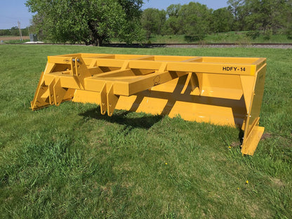 Apache Henke Buffalo 14' Heavy Duty Feedyard 3-Point Scraper w/Skids | Working Width 14' | 150–275 HP | For Tractors