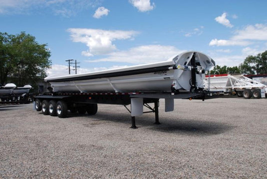 SmithCo Side Dump Trailer | Model SX4-49-36 | Frame Length 49' | Tub Length 36′ | Air/Hydraulic Control Valve