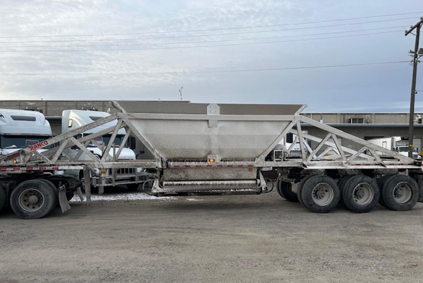 Ranco Bottom Dump Trailer + 14-24-4P Pup | Model LW21-40-3 | 40FT + 24FT Combo | Total Capacity 35 Cubic Yards