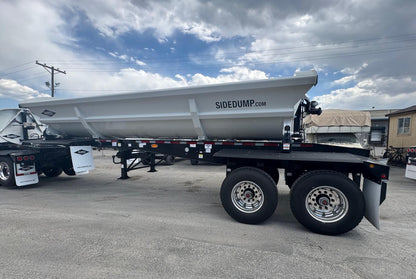 SmithCo Heavy-Duty Side Dump Trailer | Model SXL3-4234 | Frame Length 42' | Tub Length 34' |