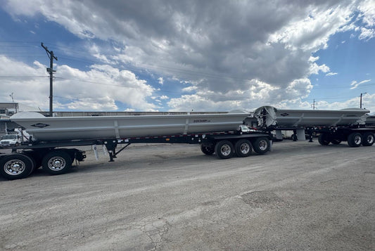 SmithCo Side Dump Trailer | Model SX2-3024P | Frame Length 30' | Tub Length 24' | Overall Width 102"