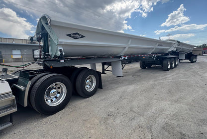 SmithCo Heavy-Duty Side Dump Trailer | Model SXL3-4234 | Frame Length 42' | Tub Length 34' |