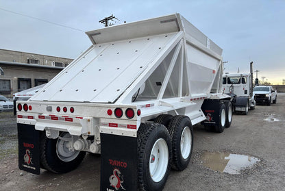Ranco High-Capacity Bottom Dump Trailer | Model  14-24-4P | Overall Length 24' | Capacity 14 Cubic Yards