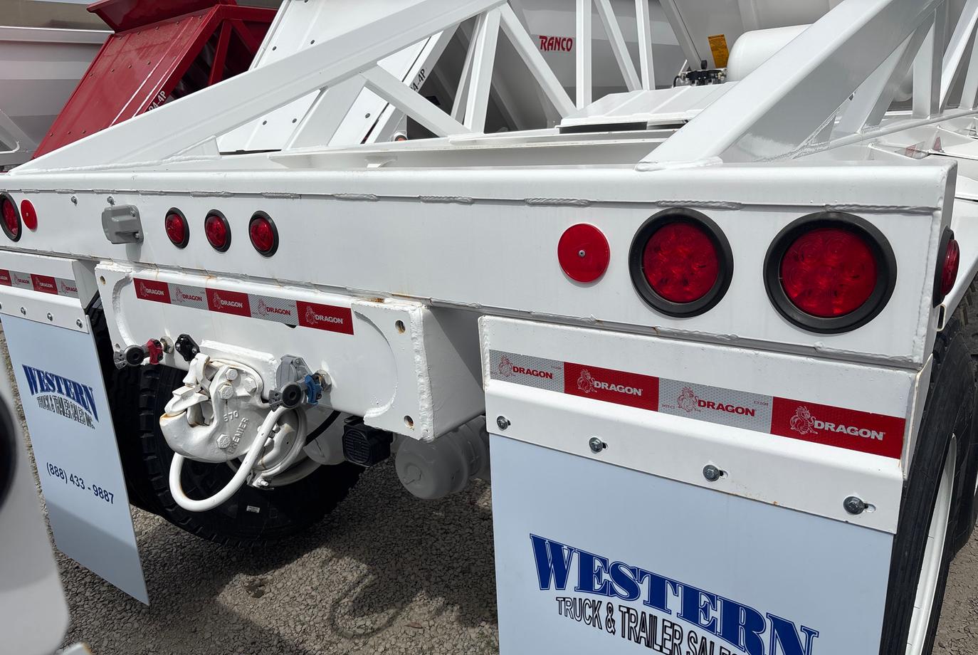 Ranco Bottom Dump Trailer | Model LW21-42-3 | Overall Length 42' | Capacity 21 Cubic Yard